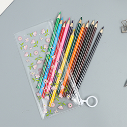 sac à crayons en PVC imprimé par carton