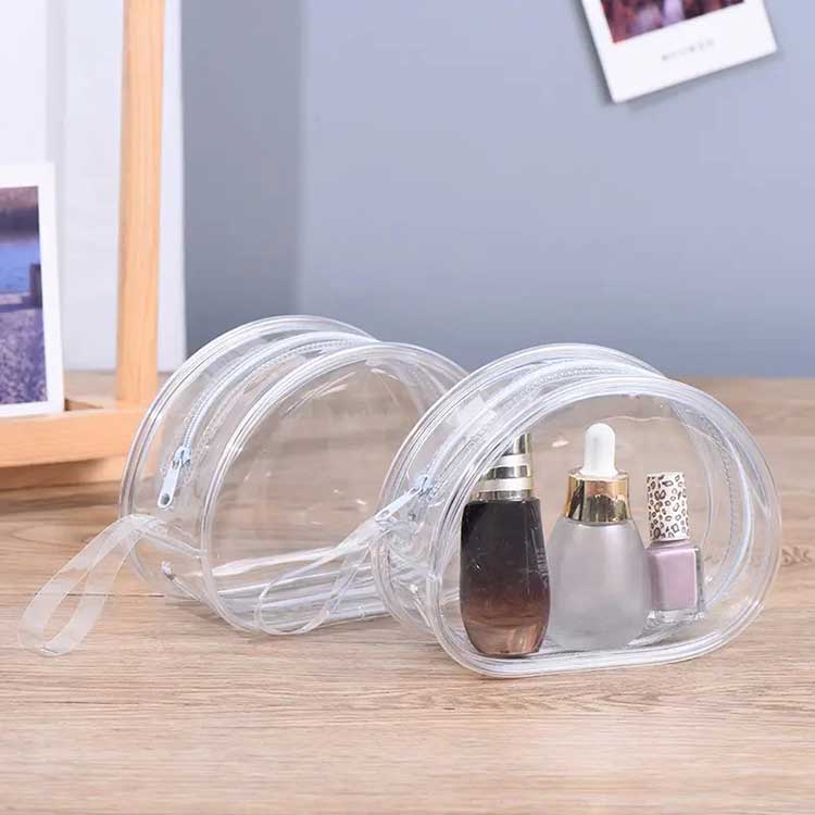 Sac cosmétique transparent EVA avec poignée