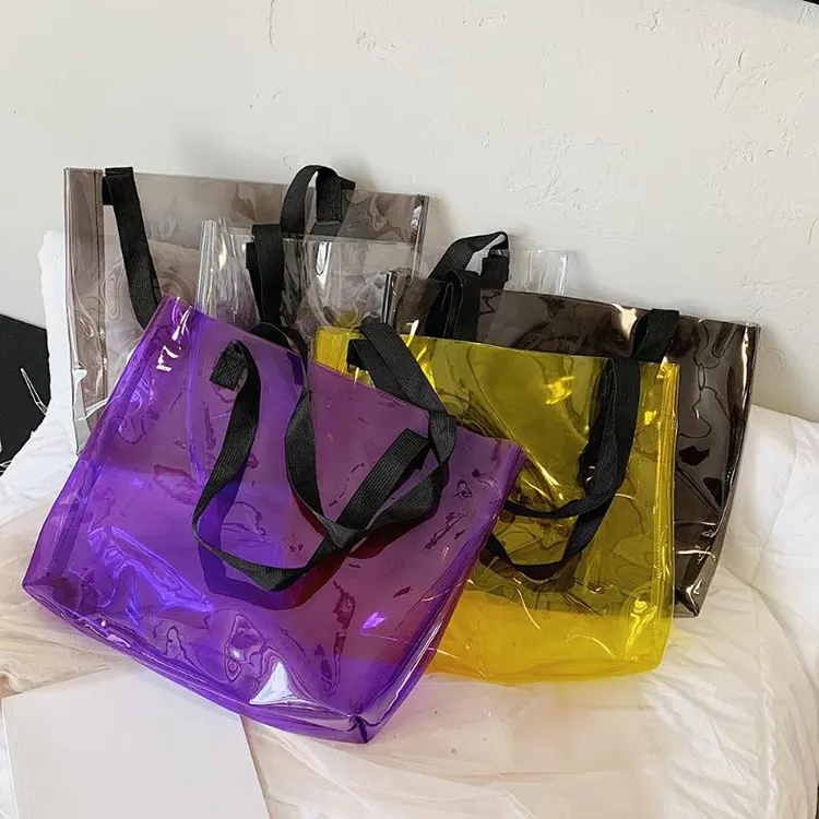 Sac fourre-tout à provisions en PVC Jelly