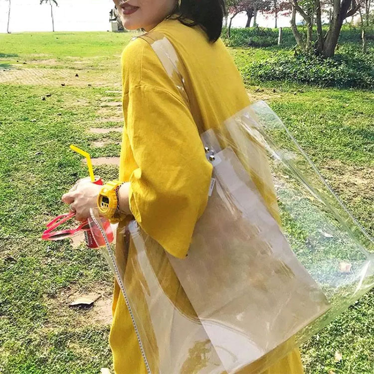 Sacs fourre-tout transparents en PVC