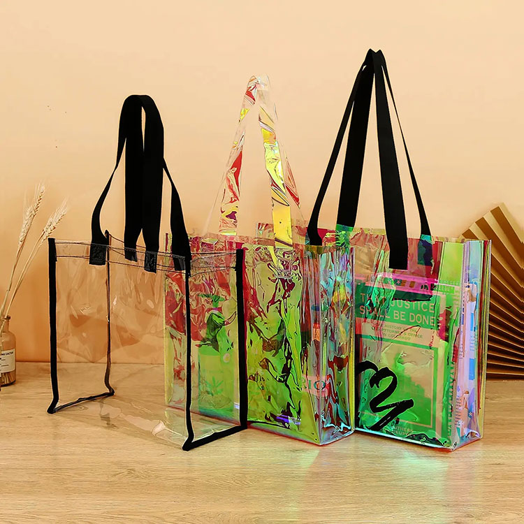 Sac à provisions holographique en PVC