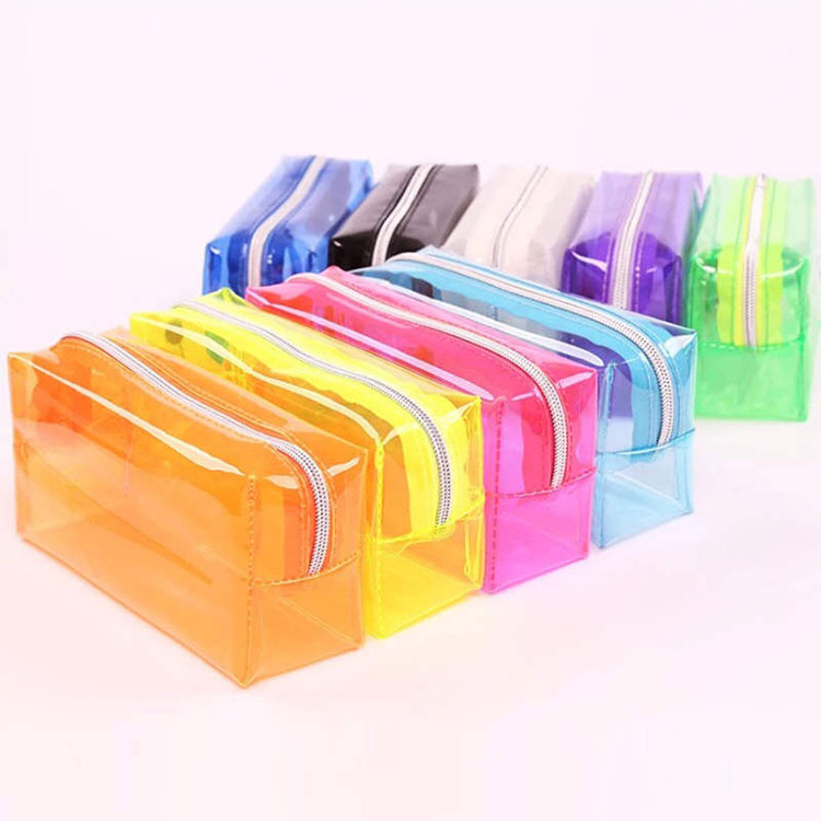 Sac à crayons en PVC à fond carré