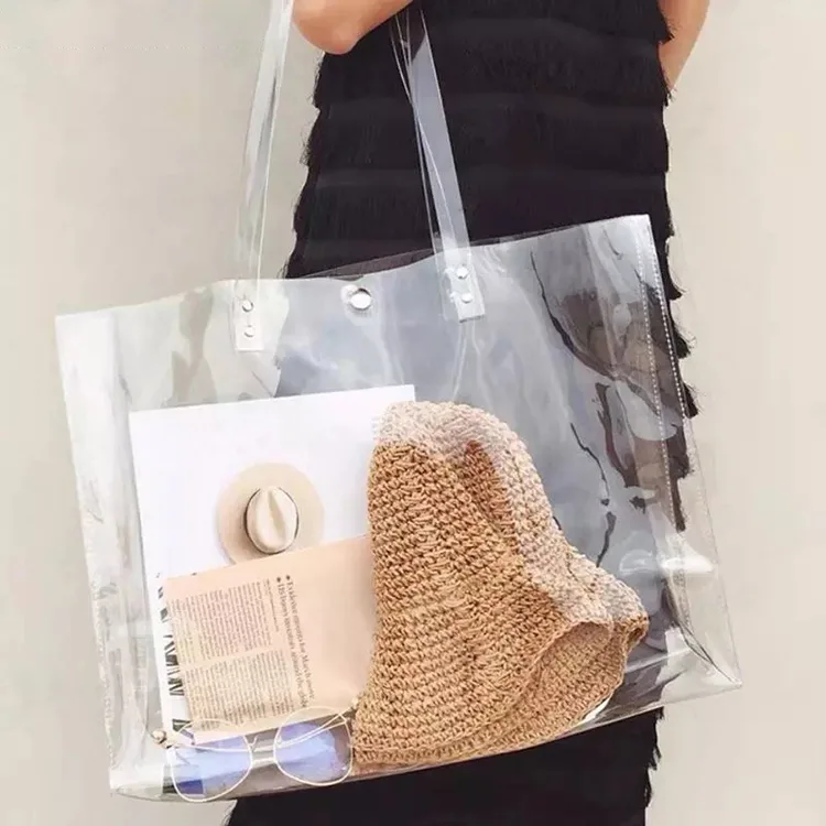 Sacs transparents pour achats en PVC