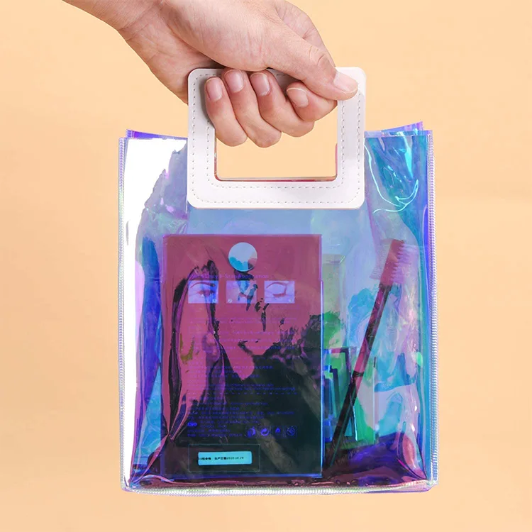 Sac à provisions transparent en PVC