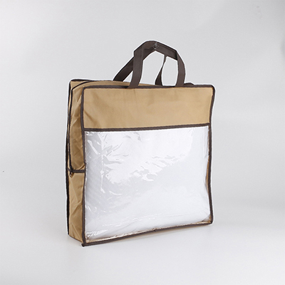 Sac à fermeture éclair pour emballage de feuilles avec poignée