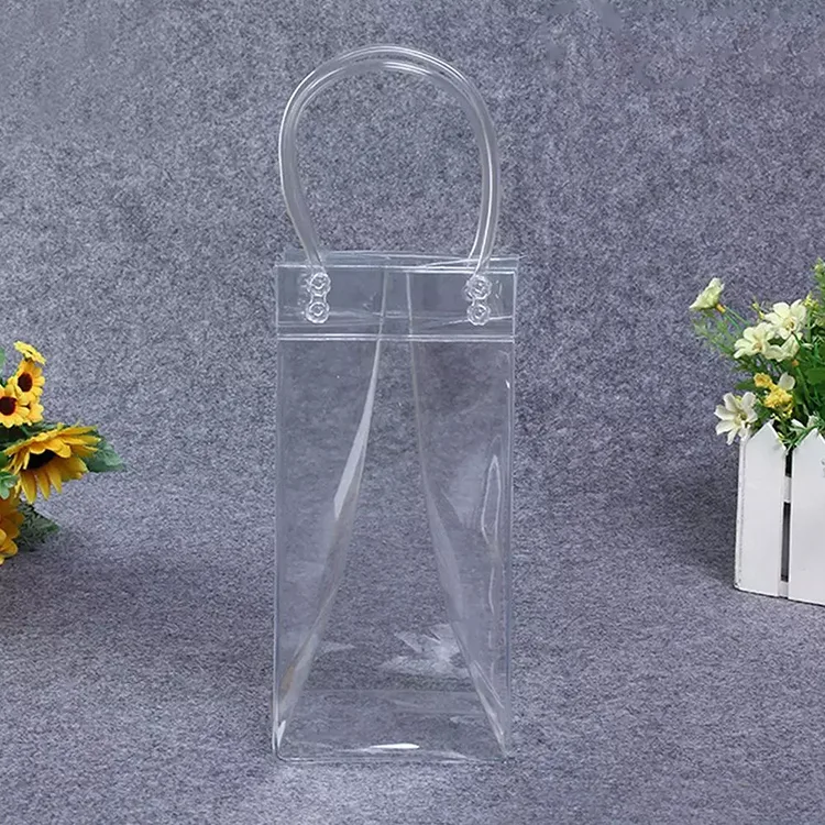 Sac de glace en PVC transparent
